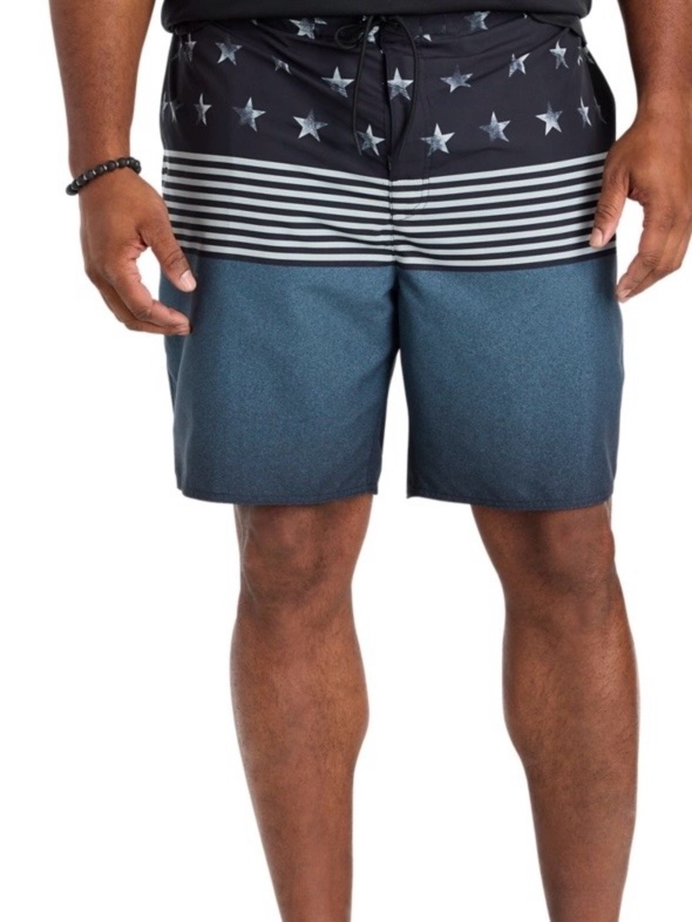 NWT True Nation Men's Swin Trunks Board Shorts Star & Stripe Patriotic